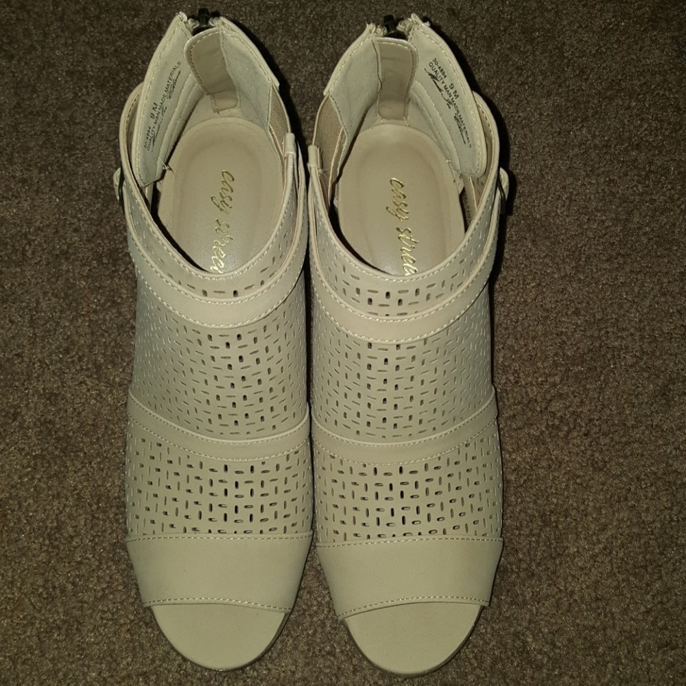 Brand new, never worn easy street booties
